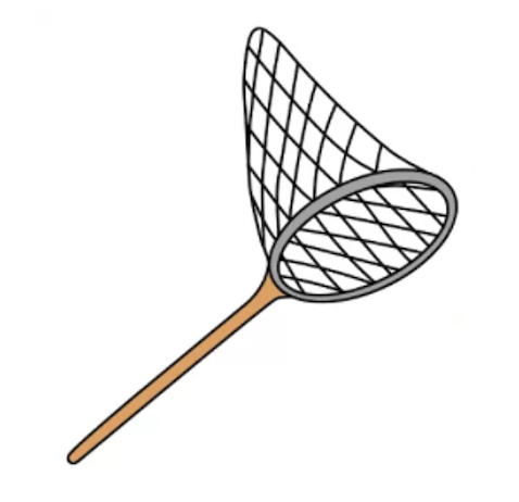 Image of the capture net that will be used in the game